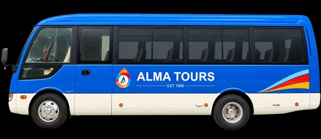 Alma Tours Luxury Touring Coach Bus EST 1990